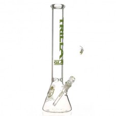 Tall Clear Beaker with Ice Catcher & 14mm Drain Bowl